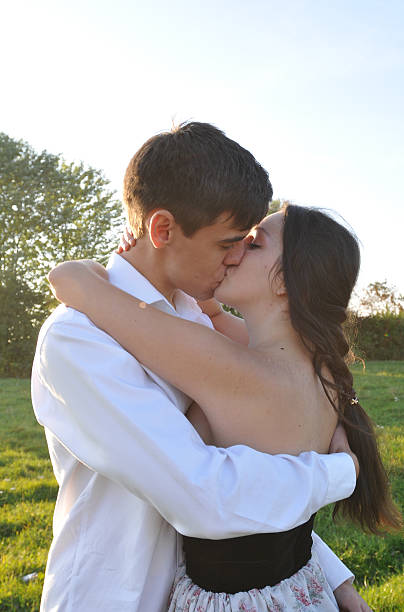 istock Loving couple outdoor portrait 486716096