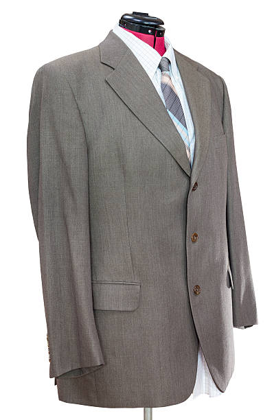 istock green woolen jacket with shirt and tie isolated 486720304