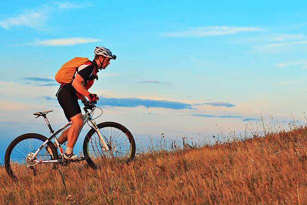 istock Mountain Bike cyclist riding outdoor 486722892