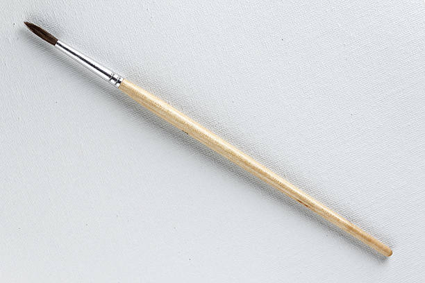 istock Canvas and paintbrush close-up 486724972