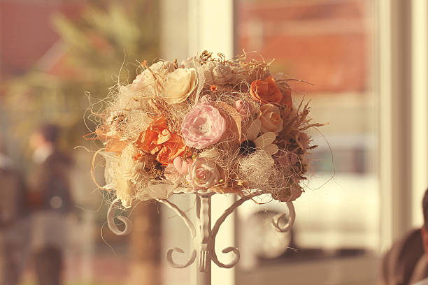 istock Beautiful flower bouquet decoration 486725226