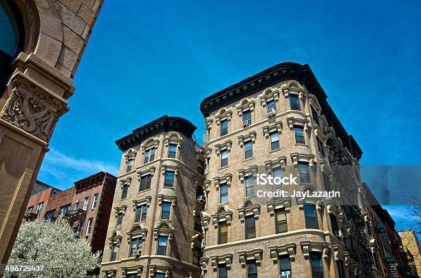 Vista Da Cidade Manhattan Nova Iorque No Início Do Século Xx Apartamento Edifícios - Fotografias de stock e mais imagens de Alto - Descrição Física