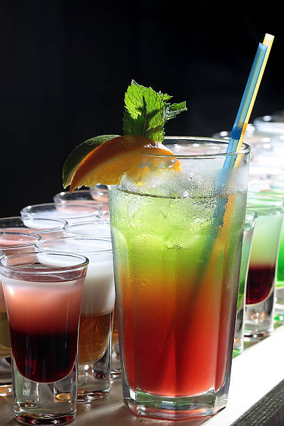 istock Many alcoholic cocktails 486726602