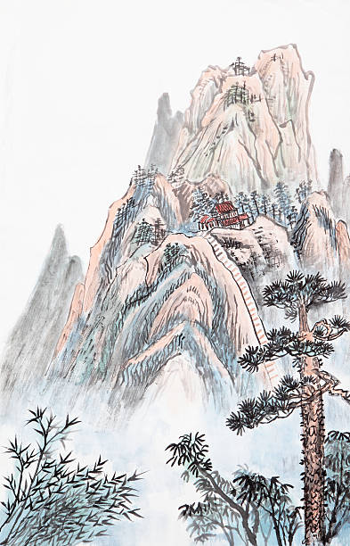 istock traditional Chinese painting , landscape 486727709