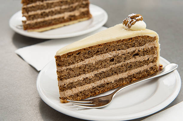 Esterhazy cake stock photo