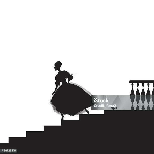 Cinderella Stock Illustration - Download Image Now - Cinderella, Staircase, Steps