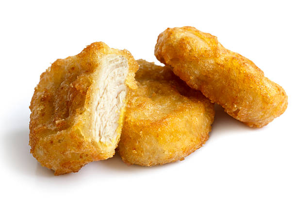 istock Golden fried battered chicken nuggets. 486728460