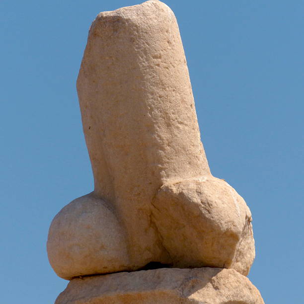 istock Greece, Delos, Phallus, penis, archaeology 486729232