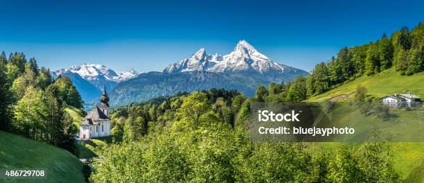 River Berchtesgadener Land Bayern Deutschland Stockfoto und mehr Bilder von Alpen - Alpen, Blume, Wiese