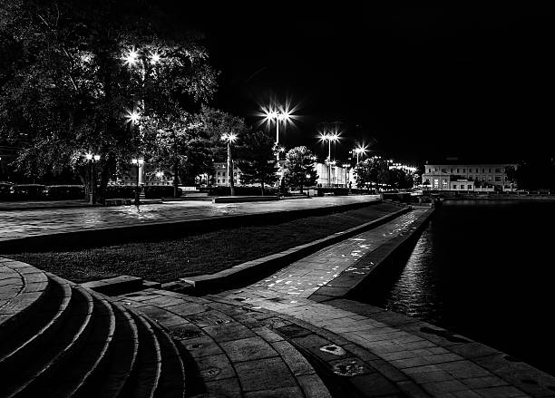 istock embankment Yekaterinburg night 486729888