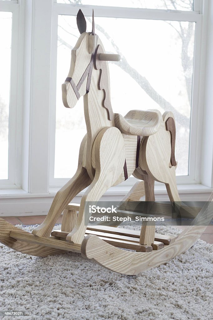 Rocking Horse Handmade Rocking Horse Rocking Horse Stock Photo