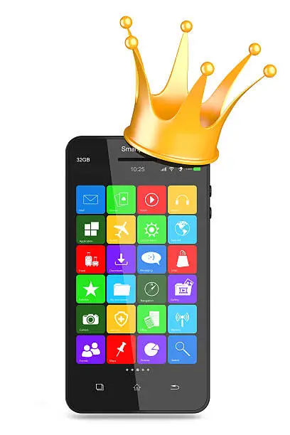 Photo of King mobile phone concept