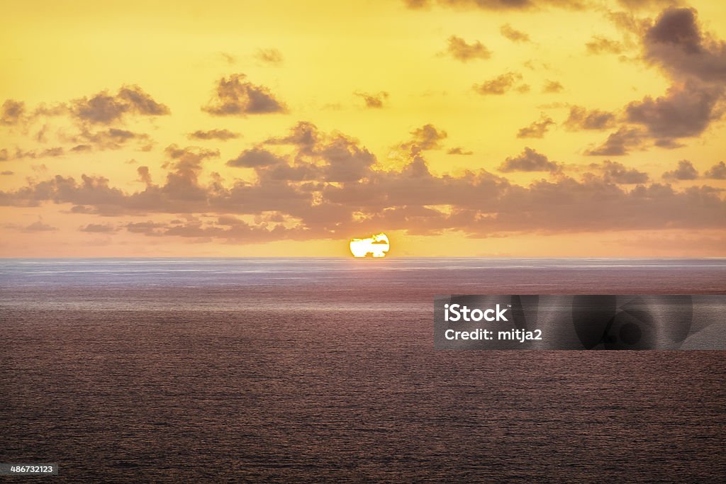 Caribbean Sunset Beauty In Nature Stock Photo