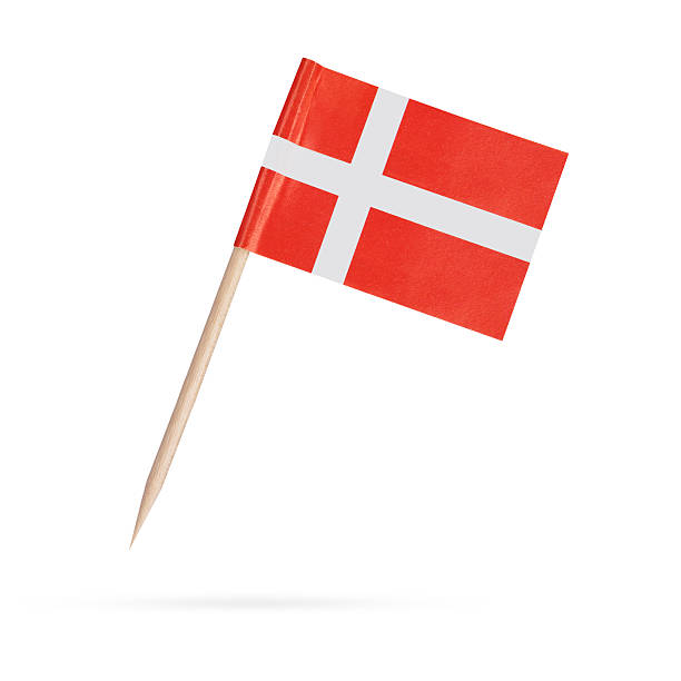 istock Miniature Flag Denmark. Isolated on white background 486732502