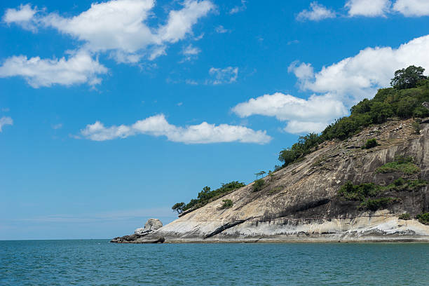 istock Hua hin Beach  and big stone 1 486732772