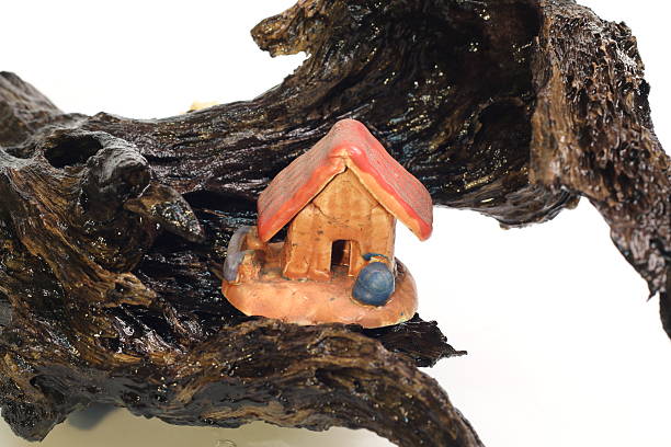 istock Ceramic House on the wood 486735122