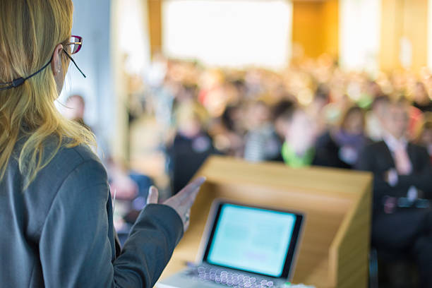 istock Speaker at Business Conference and Presentation. 486735438
