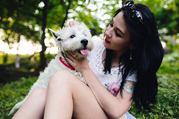 istock girl with her dog 486735510