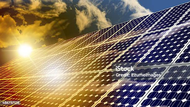 Solar Panels Stock Photo - Download Image Now - 2015, Blue, Change