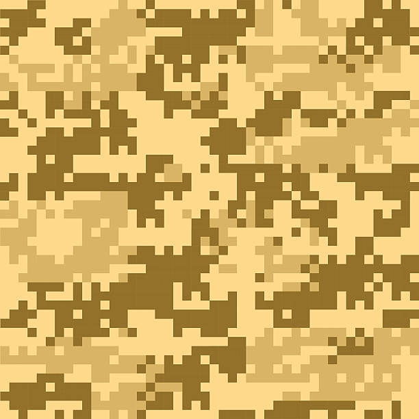 デジタルカモフラージュシームレスなパターン - universal camouflage pattern点のイラスト素材／クリップアート素材／マンガ素材／アイコン素材