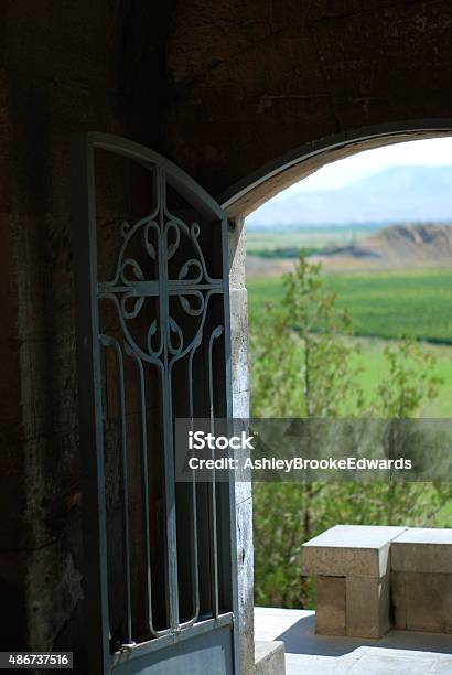 Iron Door At Khor Virap Stock Photo - Download Image Now - 2015, Ancient, Architecture