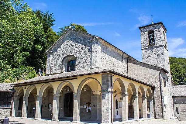 Photo of La Verna,.Franciscan sanctuary in Tuscany, Italy