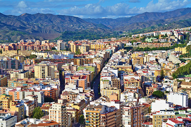 istock Colorful cityscape near the mountains 486741934