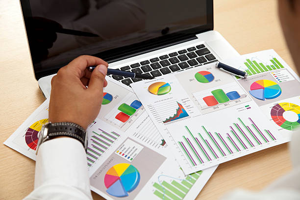 istock Businessman with business plan 486743394