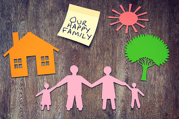 istock Our happy family. Conceptual image 486743397