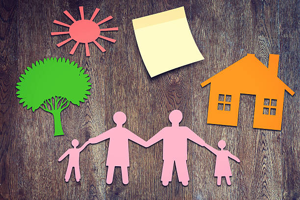 Our happy family. Conceptual image