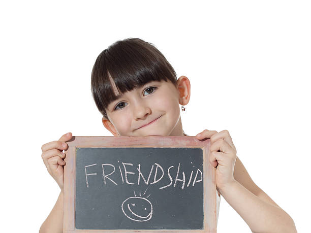 istock Girl and chalkboard 486744909