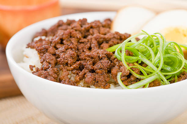 Lu Rou Fan (Taiwanese Braised Pork Rice Bowl)