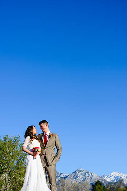 istock Lovely Wedding Couple - Vertical 486748479