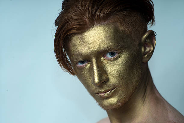 istock Portrait of golden man 486752362