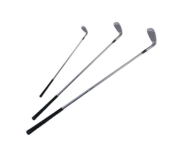 istock Golf clubs isolated over a white 486752714