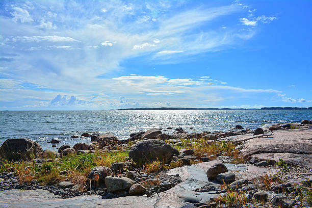 istock Seascape and rocky beach 486753822
