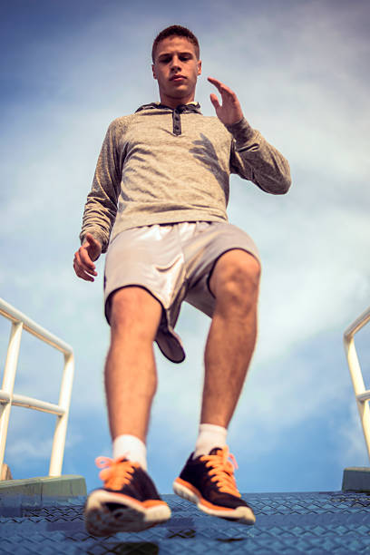 istock Sports training,running on stairs 486753882