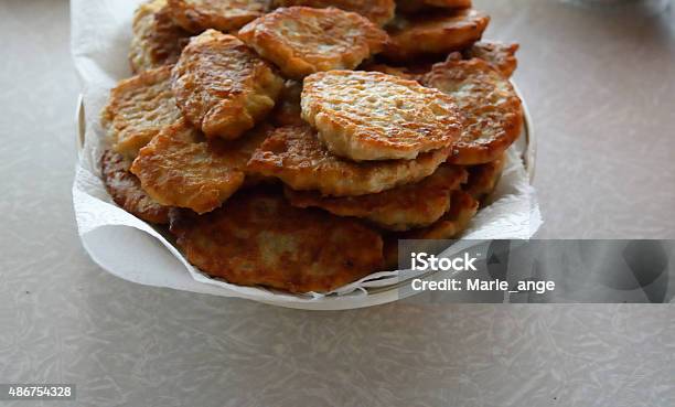 Oatmeal Pancakes In A Plate Stock Photo - Download Image Now - 2015, 7-Grain Bread, Backgrounds