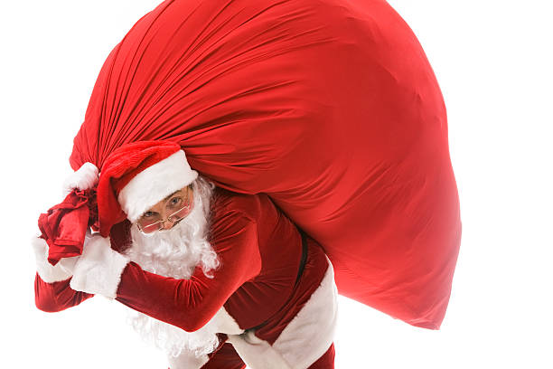 istock Santa with gifts 486754784