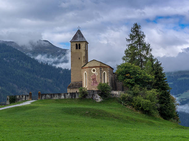 istock Old church in the Alps - 2 486756756