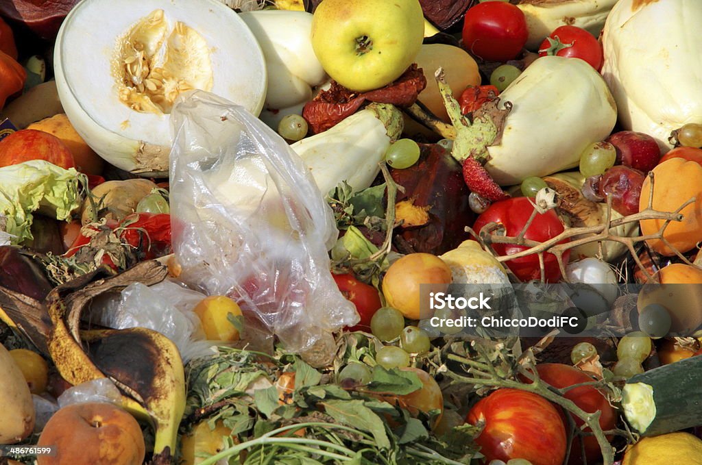 scraps of rotten fruit and vegetables scraps of rotten fruit and vegetables used as manure Agriculture Stock Photo