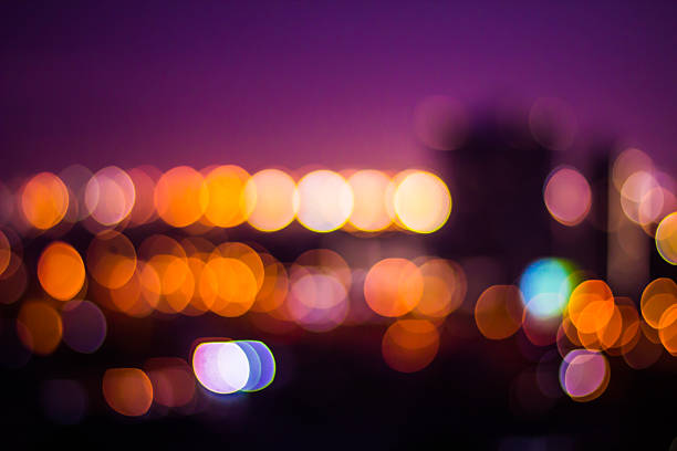 bokeh light background stock photo
