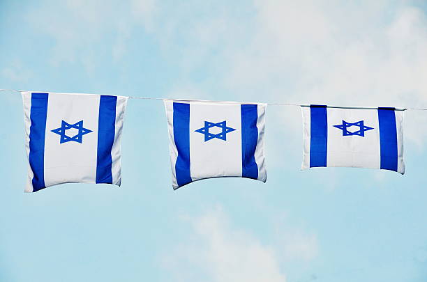istock Israel Flag on Independence Day 486764179