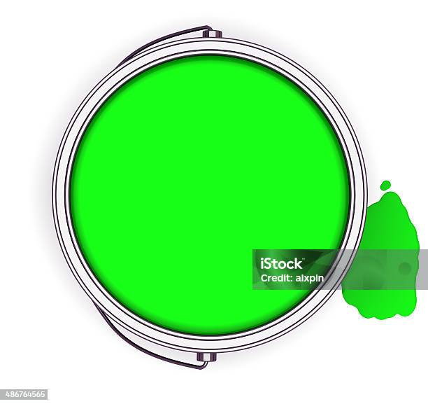 Paint Can Stock Photo - Download Image Now - Paint Can, On Top Of, Cut Out
