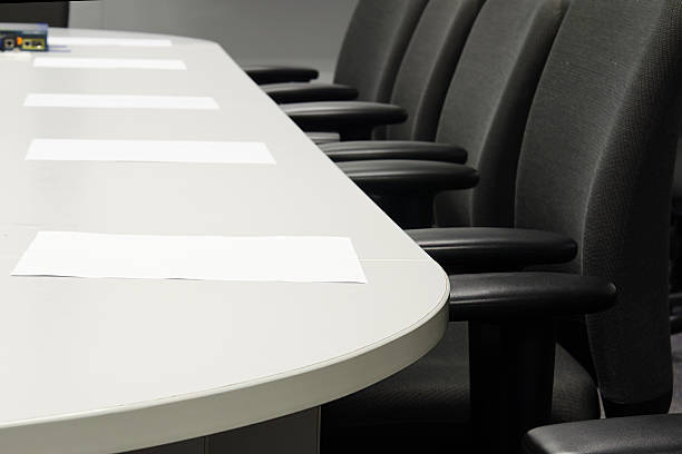 istock Business meeting room (Chairs, paper, preparation) 486765130
