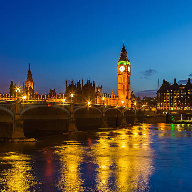 istock Big Ben at night, London 486765861