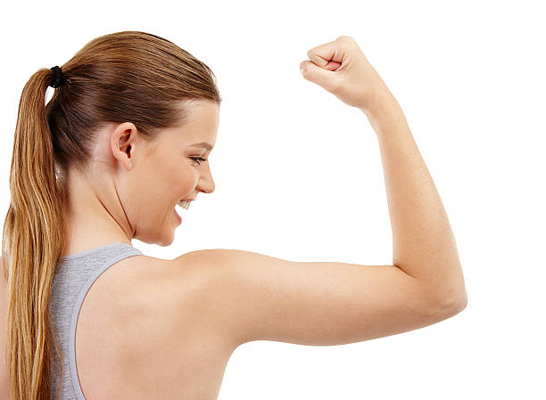 istock My bicep muscles are getting stronger! 486766527