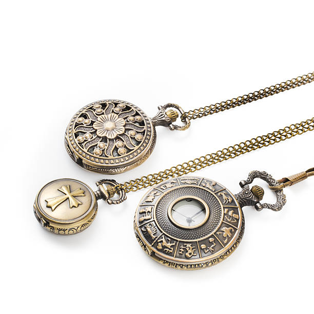 istock Vintage Antique pocket watch 486766628