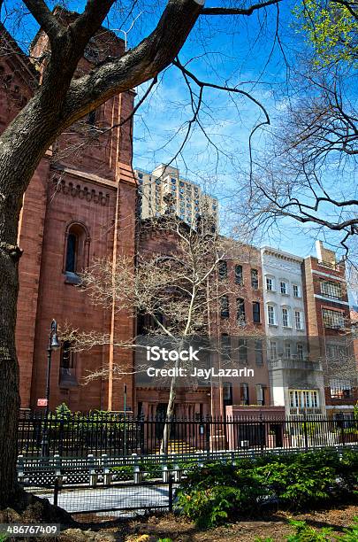 Edificios De La Ciudad De Nueva York Combina Paisaje De La Ciudad De Manhattan Greenwich Village Foto de stock y más banco de imágenes de Aire libre