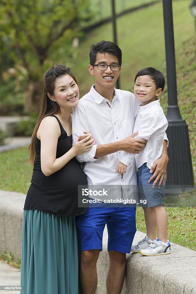 Família asiática - Royalty-free 20-29 Anos Foto de stock